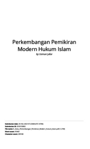 Perkembangan Pemikiran Modern Hukum Islam - Repositori UIN Alauddin ...